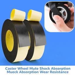 Luggage Wheel Silent Sticker Noise Reduction Scratch Resistant Protector for Travel Trolley Case Student Holiday Trip Use