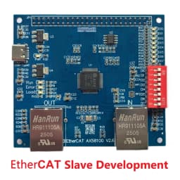 AX58100&LAN9252 EtherCAT Development Board Slave Station 8IO CIA402 Based on STM32F407VE