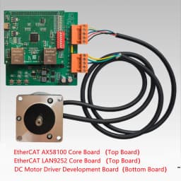 Motor Control Development Board with EtherCAT AX58100 And LAN9252 BLDC Control for Precision Motion Manage