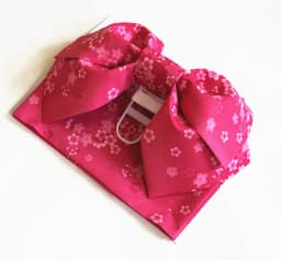Traditional Japanese Kimono Belt Women's Style Knot Fixed Shape Floral Patterned Kimono Waist Seal 2023 Spring Coll...