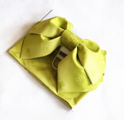 Traditional Japanese Kimono Belt Women's Style Knot Fixed Shape Floral Patterned Kimono Waist Seal 2023 Spring Coll...