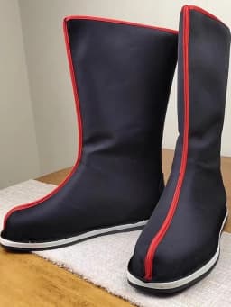 Ancient Chinese Men's Large Size Zipper Cloth Boots Traditional Costume Shoes Hanfu Style Dance Performance Stage Costume