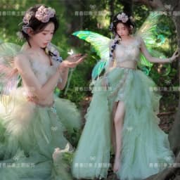 New Arrival Fairy Tale Forest Theme Photography Costume for Girls Artistic Portrait Travel Photography Ethnic Style Women's F...