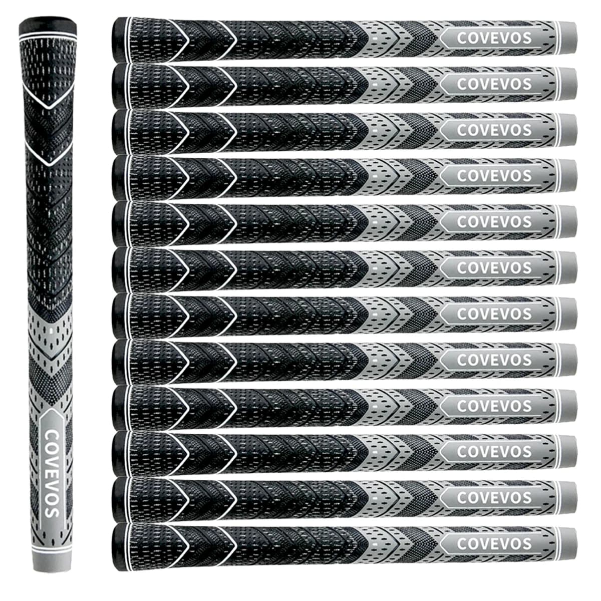 13pcs Golf Grips, Made of Natural Rubber, with Durable Non-Slip Design, Suitable for Men and Women.