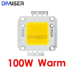 DIYUSER 10W 20W 30W 50W 100W White/Warm white LED CHIP Integrated High Power Lamp Beads 24*44mil 32V-34V 3200K-6500K 600-3000MA