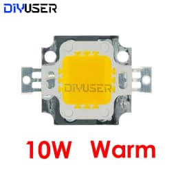 DIYUSER 10W 20W 30W 50W 100W White/Warm white LED CHIP Integrated High Power Lamp Beads 24*44mil 32V-34V 3200K-6500K 600-3000MA