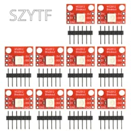 1-100PCS WS2812B 5050 RGB LED Breakout Module Addressable Full Color Single Pixel Board DC 5V for Arduino ESP32 Raspberry Pi DIY