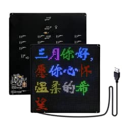 64x64 Pixels Full Color Vest Backpack Billboard P3.75 Indoor Led Display Module Matrix HD Led Panel 25*25cm RGB LED Panel Screen