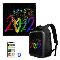 64x64 Pixels Full Color Vest Backpack Billboard P3.75 Indoor Led Display Module Matrix HD Led Panel 25*25cm RGB LED Panel Screen