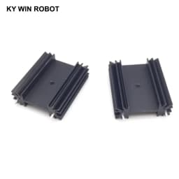 2pcs/lot TO-247 Heat Sink/Heat Sink for Audio 38*34*12MM Cooling Block Radiator/ Transistor Heat Sink Block IC Electronic Compon