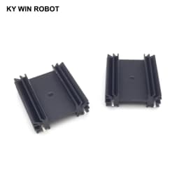 2pcs/lot TO-247 Heat Sink/Heat Sink for Audio 38*34*12MM Cooling Block Radiator/ Transistor Heat Sink Block IC Electronic Compon