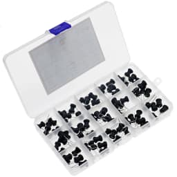 75pcs/Box 8 x 10mm cylindrical Power Inductor Kit 2.2UH 4.7UH 10UH 22UH 33UH 47UH 68UH 100UH 220UH 330uh 470uh 680uh 1MH 10MH