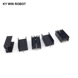 10pcs Aluminium TO-220 Heatsink TO 220 Heat Sink Transistor Radiator TO220 Cooler Cooling 25*15*11MM With 1 Pin