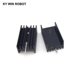10pcs Aluminium TO-220 Heatsink TO 220 Heat Sink Transistor Radiator TO220 Cooler Cooling 25*15*11MM With 1 Pin