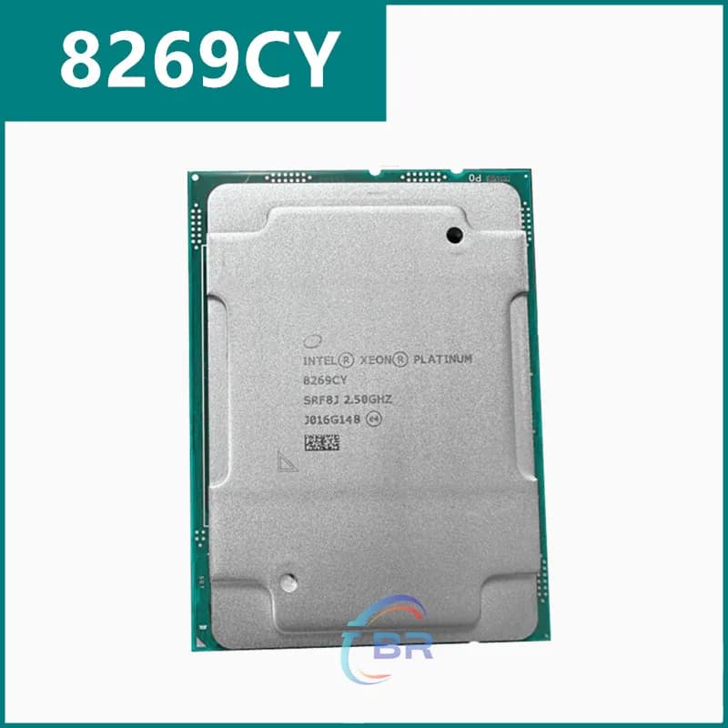 Platinum 8269CY SRF8J CPU 2.5GHz 26 Core 52 Thread 35.75MB 205W LGA3647 For C621