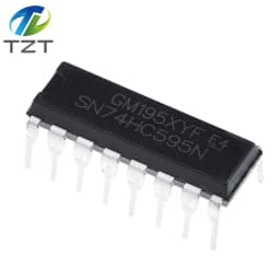TZT 10/30PCS SN74HC595N SN74HC595 74HC595N 74HC595 WITH 3 STATE OUTPUT REGISTERS