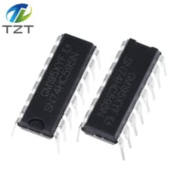 TZT 10/30PCS SN74HC595N SN74HC595 74HC595N 74HC595 WITH 3 STATE OUTPUT REGISTERS