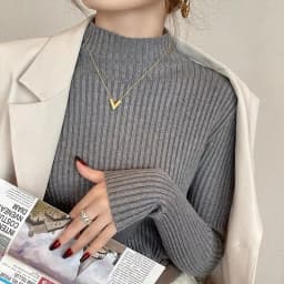 Winter Long Sleeve Mock Neck Knitted Women Sweater Pullover Slim Knit Sweater Women Tops Blusas Mujer De Moda 2024 Blusa J995