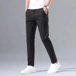 2025 Spring Autumn Thin Slim Men Casual Pants Classic Business Cotton Stretch Golf Trousers Korean Fashion Male Clothing Pants