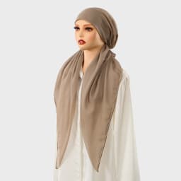 Premium Gradient Printed Viscose Instant Hijab Caps For Women Fashion Design Long Soft Elasticity Turban Islam Eid Hijab Caps
