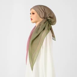 Premium Gradient Printed Viscose Instant Hijab Caps For Women Fashion Design Long Soft Elasticity Turban Islam Eid Hijab Caps