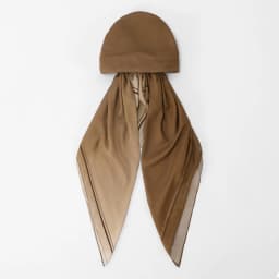Premium Gradient Printed Viscose Instant Hijab Caps For Women Fashion Design Long Soft Elasticity Turban Islam Eid Hijab Caps