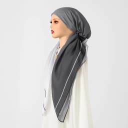 Premium Gradient Printed Viscose Instant Hijab Caps For Women Fashion Design Long Soft Elasticity Turban Islam Eid Hijab Caps