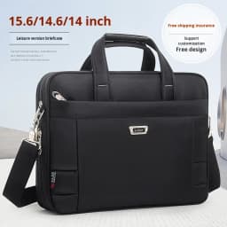 Large Capacity Briefcase Bag Men Business 17 15.6 14 inch Laptop Bag Shoulder  Canvas Handbags Messenger Work Tote Bag