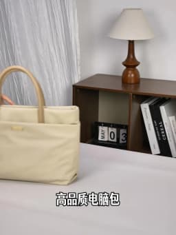 GOLF Women's Fashion Briefcase 15" Laptop Handbag Waterproof Nylon Tote Shoulder Bag Large Capacity Crossbody Bag Versatile