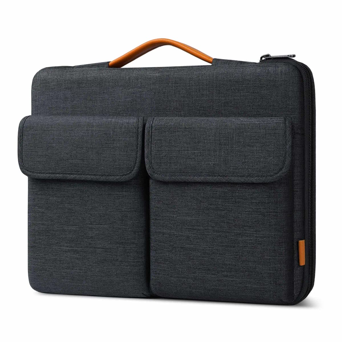 Inateck 360 ° all-round protection laptop bag case Compatible with 13 inch MacBook Air M4 2025, M3/M2/M1 2024-2012, 14 MacBook Pro M4/M3/M2/M1 Pro/Max 2024-2021, surface Laptop 2017/4/3/2, LB02011-13_black Gray