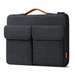 Inateck 360 ° all-round protection laptop bag case Compatible with 13 inch MacBook Air M4 2025, M3/M2/M1 2024-2012, 14 MacBook Pro M4/M3/M2/M1 Pro/Max 2024-2021, surface Laptop 2017/4/3/2, LB02011-13_black Gray