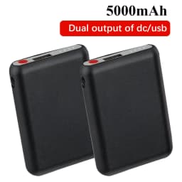 5000mAh Mobile Power Mini Portable Battery Pack for Heated Socks Vests Scarves Gloves Belts Warming Patch USB DC Output 5V2A