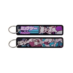 Pokemon Anime Embroidery Keychain Key Fob Jet Tag for Cars Motorcycles Backpack Key Ring Pendant Jewelry Anime Fan Accessories