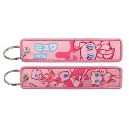 Pokemon Anime Embroidery Keychain Key Fob Jet Tag for Cars Motorcycles Backpack Key Ring Pendant Jewelry Anime Fan Accessories