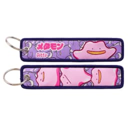 Pokemon Anime Embroidery Keychain Key Fob Jet Tag for Cars Motorcycles Backpack Key Ring Pendant Jewelry Anime Fan Accessories