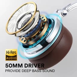 Oneodio Wired HiFi Headphones Professional Studio DJ Headphones With Mic Over Ear Hi-Res Headset Monitoring For AMP Guitar Phone