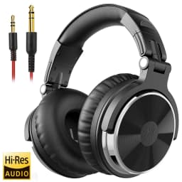 Oneodio Wired HiFi Headphones Professional Studio DJ Headphones With Mic Over Ear Hi-Res Headset Monitoring For AMP Guitar Phone