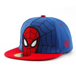 ^^Anime Cartoon Spiderman Hats for Kids Toddler Baby Baseball Cap Spring Summer Children's Snapback Hip Hop Adjustable Caps