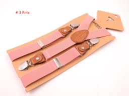 Kid's Suspenders Fashion Baby Braces Strong 3Clips Boy Suspenders Trousers Suspensorio Elastic Strap size 2.5*65cm