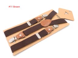 Kid's Suspenders Fashion Baby Braces Strong 3Clips Boy Suspenders Trousers Suspensorio Elastic Strap size 2.5*65cm