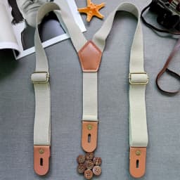 New Baby Buttons Suspenders Kid's Braces Elastic Adjustable Children Strap Tirantes Bretelles Width:2.5cm Length:65cm