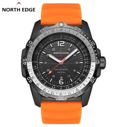 NORTH EDGE EVOQUE2 Waterproof Outdoor Electronic Solar Watch - Speed Luminous Digital Sport Timepiece for Active Living