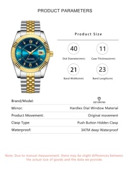 Fashion Quartz Wristwatches Luxury Brand Diamond Watch For Man Gifts High Quality Digital Dial Mens Automatic Watches Men Clock