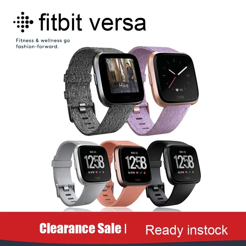 【Clearance Sale】 Fitbit Versa versa SE Smart Watch Sport band Heart Rate+Activity tracker