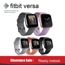 【Clearance Sale】 Fitbit Versa versa SE Smart Watch Sport band Heart Rate+Activity tracker