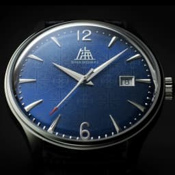 SHANGHAI Couple Automatic Watches 39mm Sapphire Mechanical Watch Date Display Flower Pattern Dial 316L Stainless Steel New S5001