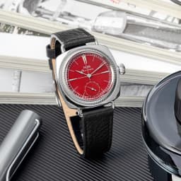 THORN T017 Quartz Watch Sapphire Glass 100M Waterproof Small Seconds Genuine Leather Strap Men Women Couples Wristwatch