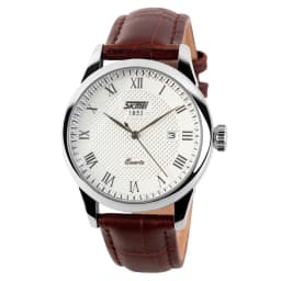 SKMEI 9058 Lovers Quartz Watch Love Witness Time Women Men Leather Strap Sports Waterproof Wristwatches Date Clock Reloj Hombre