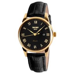 SKMEI 9058 Lovers Quartz Watch Love Witness Time Women Men Leather Strap Sports Waterproof Wristwatches Date Clock Reloj Hombre