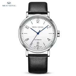 Seagull Men's Automatic Mechanical Watch Official Authentic Bauhaus Simple Business Casual Mechanical Wristwatch 819.17.6091